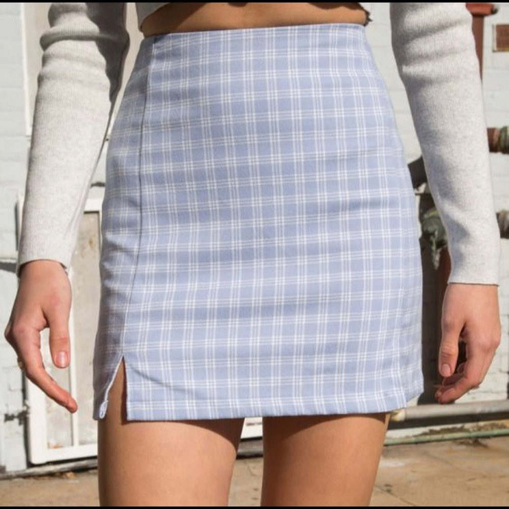 blue brandy melville skirt